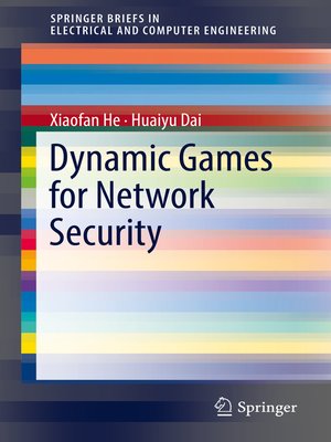cover image of Dynamic Games for Network Security